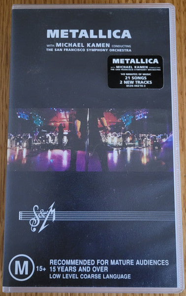 Metallica With Michael Kamen Conducting San Francisco Symphony : S&M (VHS, PAL)