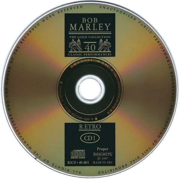 Bob Marley : The Gold Collection - 40 Classic Performances (2xCD, Comp)