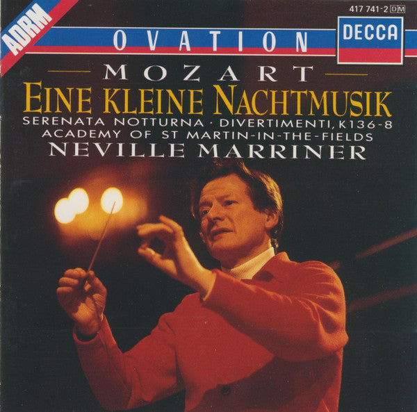 Wolfgang Amadeus Mozart Mozart The Academy Of St. Martin-in-the-Fields, Neville Marriner* : Eine Kleine Nachtmusik, Serenata Notturna, Divertimenti K. 136-138 (CD, Comp, RM)