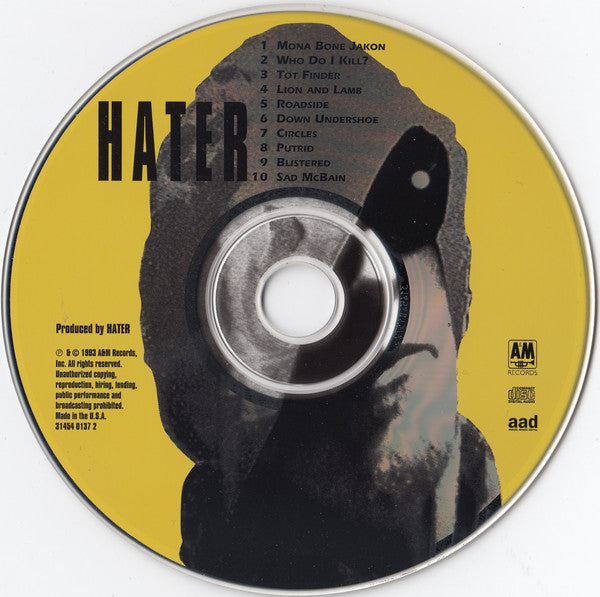 Hater : Hater (CD, Album)
