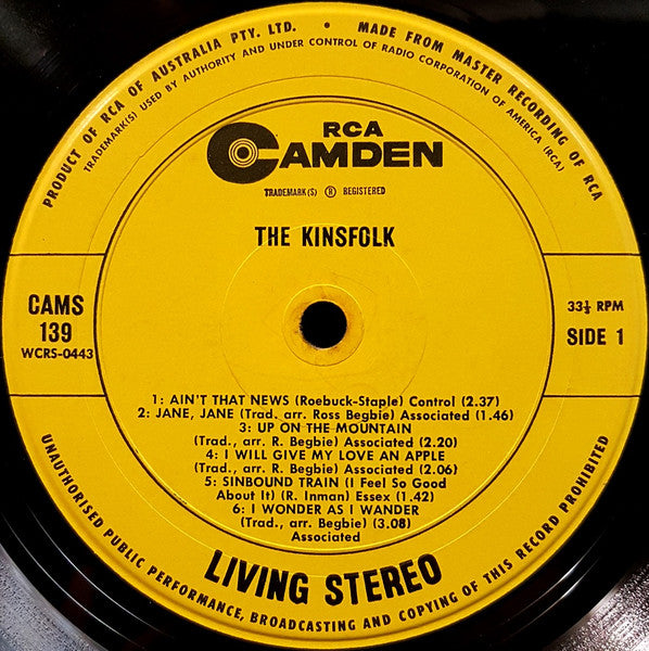 The Kinsfolk : Ain't That News! (LP, Album)