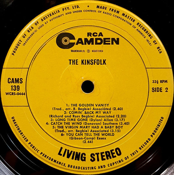 The Kinsfolk : Ain't That News! (LP, Album)