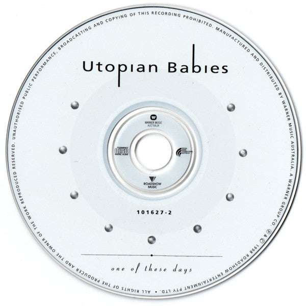 Utopian Babies : One Of These Days (CD, Single)