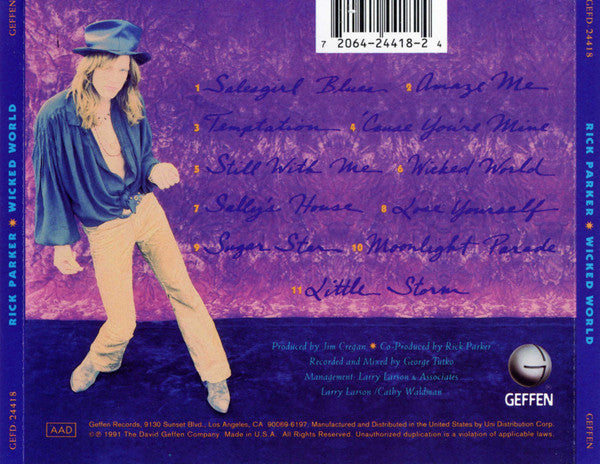 Rick Parker : Wicked World (CD, Album)