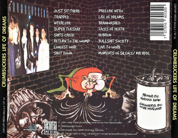 Crumbsuckers : Life Of Dreams (CD, Album, RE)