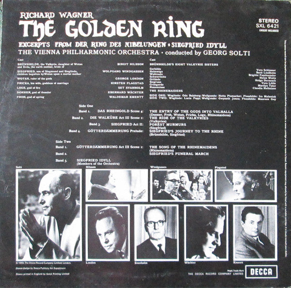 Richard Wagner, Vienna Philharmonic Orchestra* ∙ Georg Solti : The Golden Ring (LP, Comp, RE)