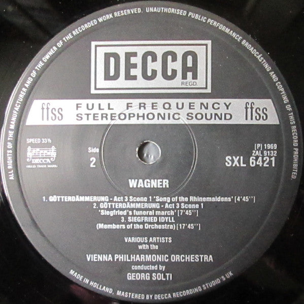 Richard Wagner, Vienna Philharmonic Orchestra* ∙ Georg Solti : The Golden Ring (LP, Comp, RE)