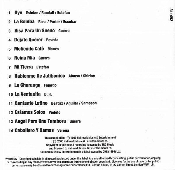 Grupo Ramirez : Hot Salsa Latino /1 (CD, Comp)