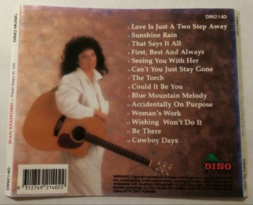 Jean Stafford : That Says It All (CD, Album)