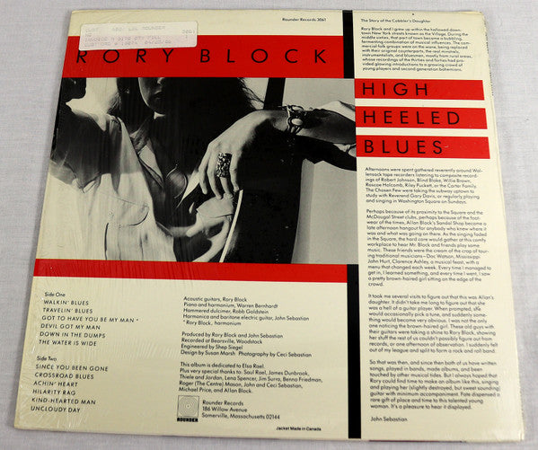 Rory Block : High Heeled Blues (LP, Album, Tan)