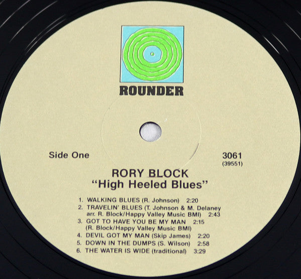 Rory Block : High Heeled Blues (LP, Album, Tan)