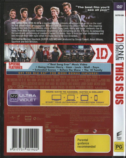 One Direction : This Is Us (DVD-V, PAL)