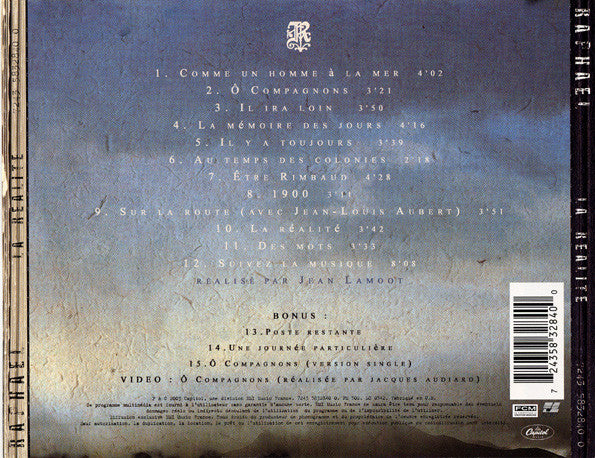 Raphael* : La Réalité (CD, Album, Enh, RE)