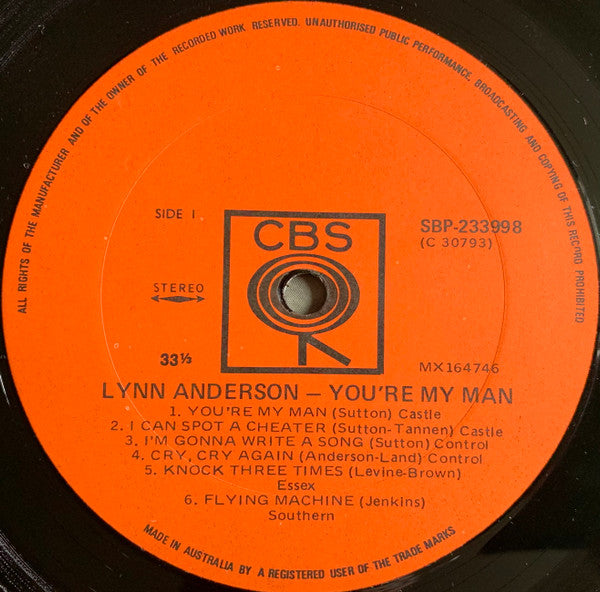 Lynn Anderson : You're My Man (LP, Album)
