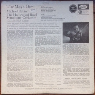 Michael Rabin, The Hollywood Bowl Symphony Orchestra : The Magic Bow (LP, Album)