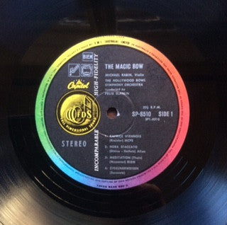 Michael Rabin, The Hollywood Bowl Symphony Orchestra : The Magic Bow (LP, Album)