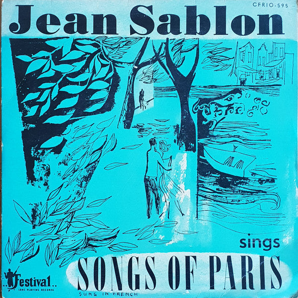 Jean Sablon : Songs Of Paris (10", MiniAlbum, Mono)