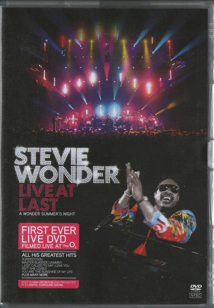 Stevie Wonder : Live At Last: A Wonder Summer's Night (DVD-V, Multichannel, NTSC)