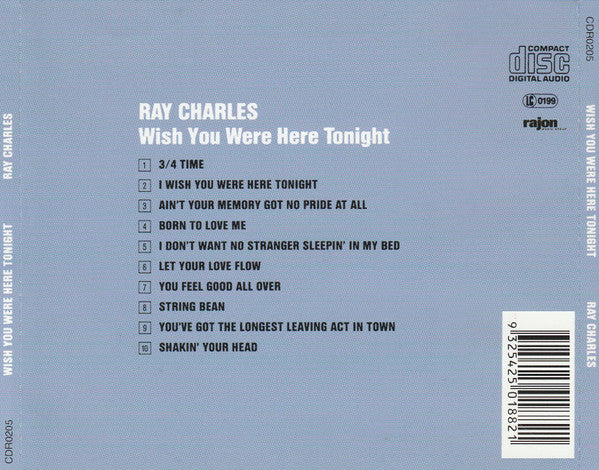 Ray Charles : Wish You Were Here Tonight (CD, Album)