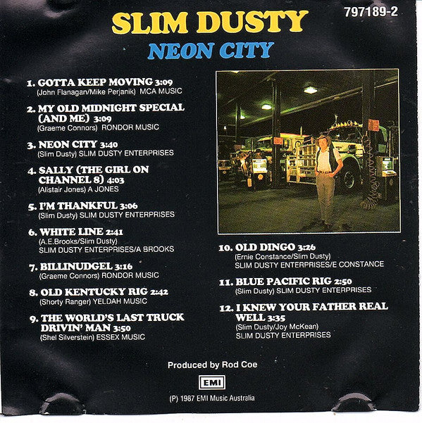 Slim Dusty : Neon City (CD, Album)