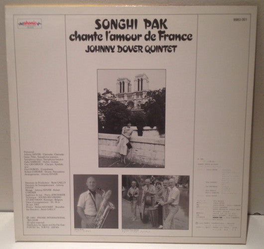 Johnny Dover Quintet, Songhi Pak : Chante L'amour De France (LP)
