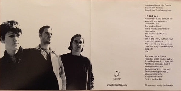 Kat Frankie : Outside. Now. (CD, EP)