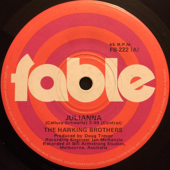 The Hawking Brothers : Julianna (7", Single)