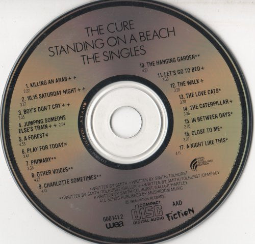 The Cure : Standing On A Beach - The Singles (CD, Comp, RE)
