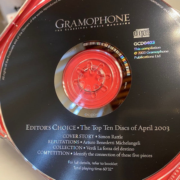 Various : Gramophone Editor's Choice - April 2003 (CD, Promo, Smplr)
