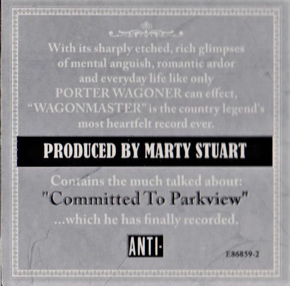 Porter Wagoner : Wagonmaster (CD, Album)