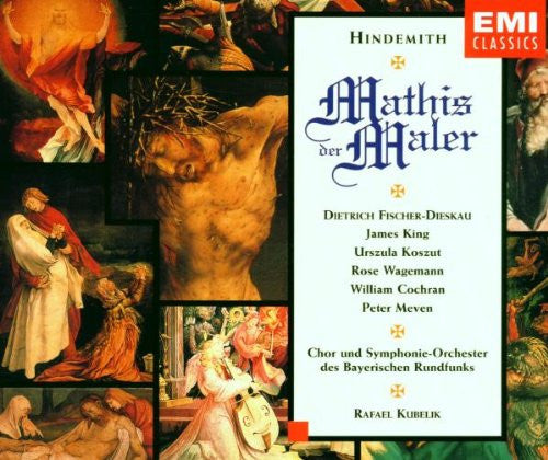 Hindemith*, Dietrich Fischer-Dieskau, James King (3), Urszula Koszut, Rose Wagemann, William Cochran, Peter Meven, Chor* und Symphonie-Orchester Des Bayerischen Rundfunks, Rafael Kubelik : Mathis Der Maler (3xCD, Album, RE + Box, Sli)