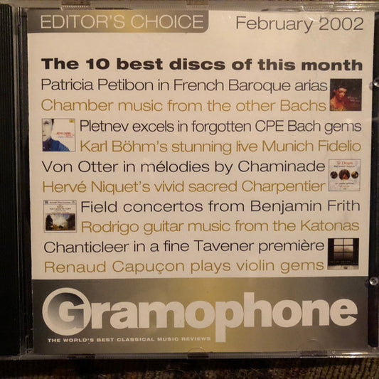 Various : Gramophone Editor's Choice - February 2002 (CD, Promo, Smplr)