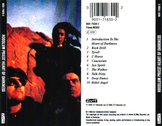 Hoodlum Priest : Heart Of Darkness (CD, Album)