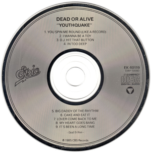 Dead Or Alive : Youthquake (CD, Album, DAD)