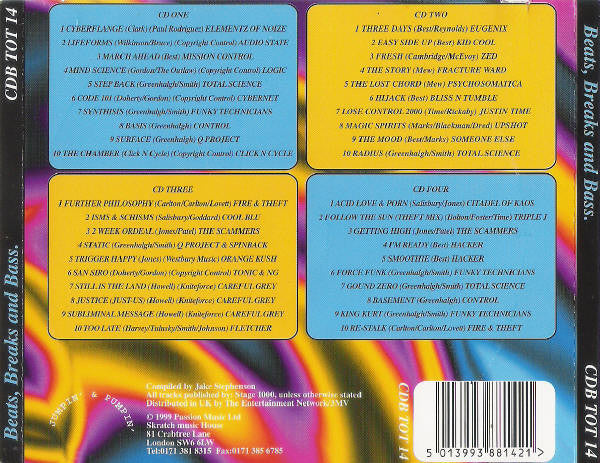 Various : A Bumper Box Of Beats, Breaks & Bass (4xCD, Comp)