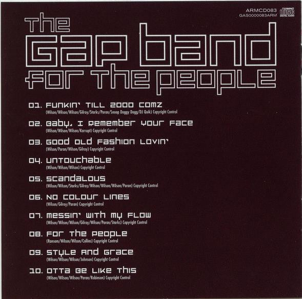 The Gap Band : For The People (CD, Comp)