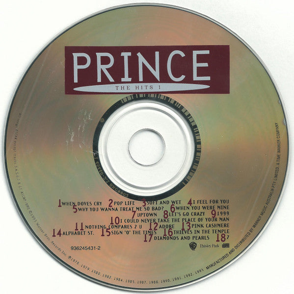 Prince : The Hits 1 (CD, Album, Comp)