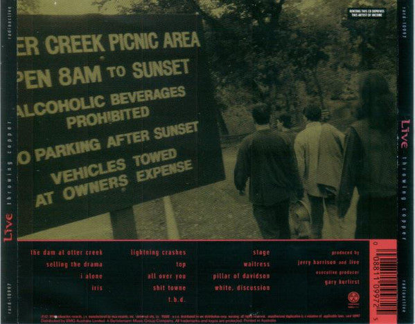 Live : Throwing Copper (CD, Album, RE)