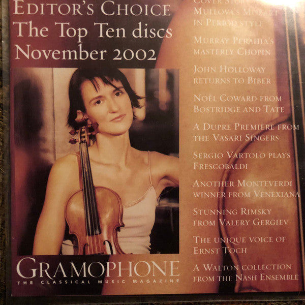 Various : Gramophone Editor's Choice - November 2002 (CD, Promo, Smplr)
