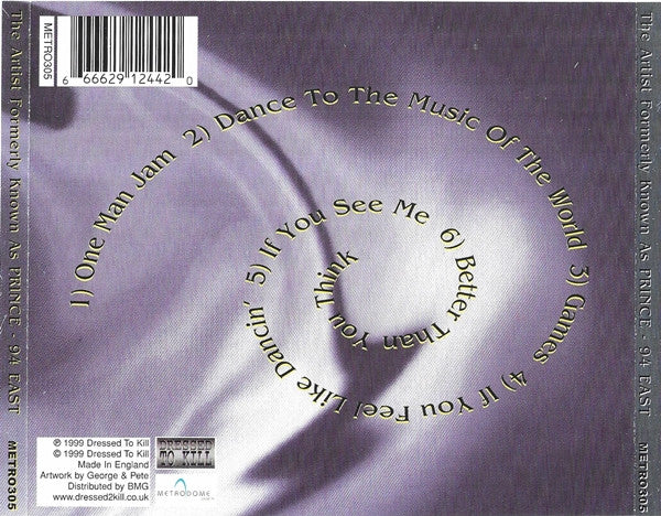 The Artist Formerly Known As Prince* - 94 East : The Artist Formerly Known As Prince - 94 East (CD, Album, RE)