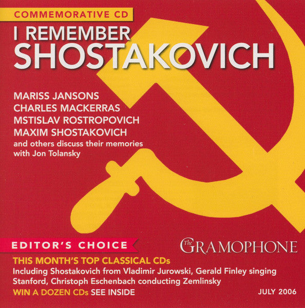 Various : I Remember Shostakovich - Editor's Choice July 2006 (CD, Comp, Promo, Smplr)