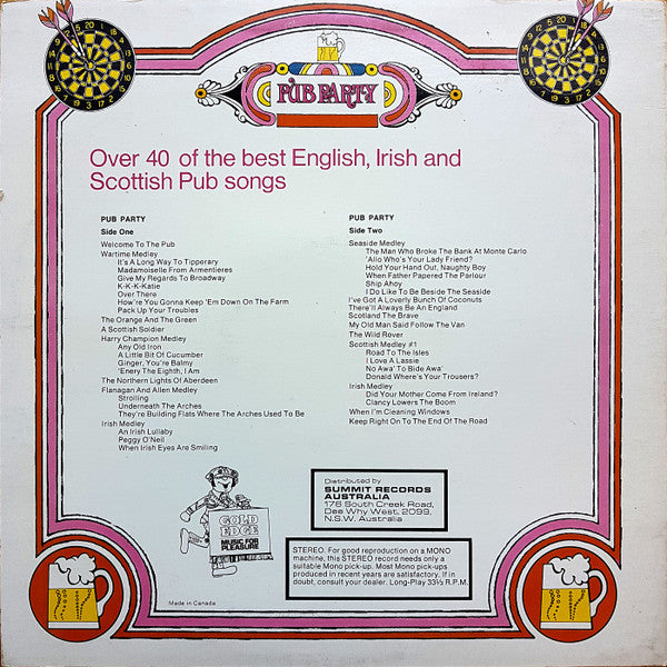 Various : Pub Party (LP)
