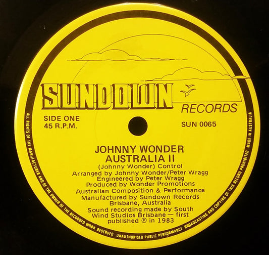 Johnny Wonder (3) : Australia II (7", Single)