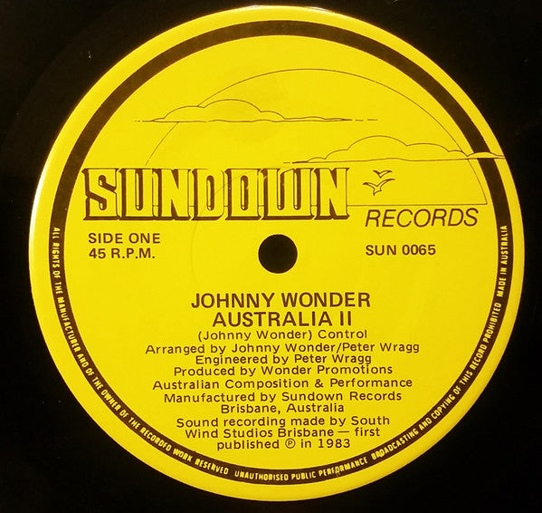 Johnny Wonder (3) : Australia II (7", Single)