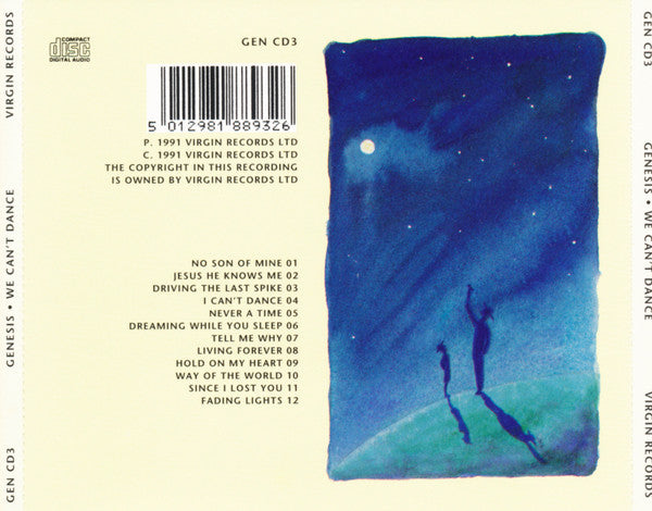 Genesis : We Can't Dance (CD, Album)
