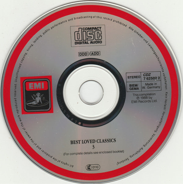 Various : Best - Loved Classics - 3 (CD, Comp)