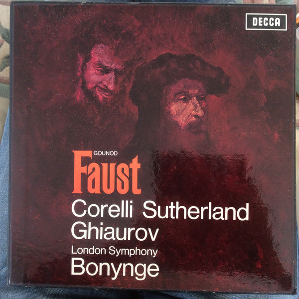Charles Gounod - Franco Corelli, Joan Sutherland, Nicolai Ghiaurov, London Symphony Orchestra, Richard Bonynge : Faust  (4xLP + Box, Album)