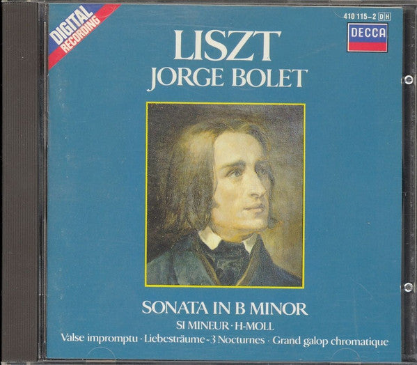 Franz Liszt, Jorge Bolet : Piano Works • Oeuvres de Piano • Klavierwerke, Vol. 3 (CD)