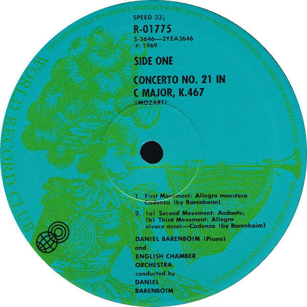 Mozart* : Piano Concertos Volume Five (LP, Album, Club, RE)