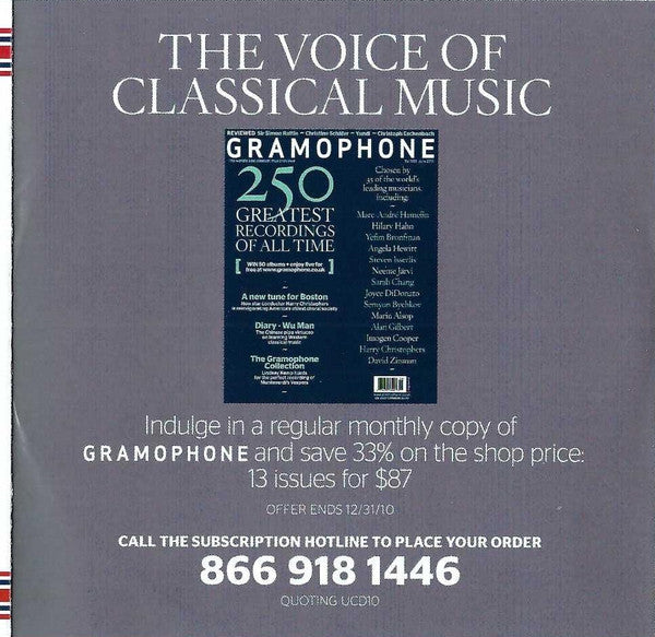 Various : Great Proms Performances - Gramophone July 2010 (CD, Comp, Promo, Smplr)